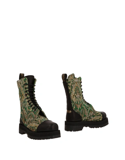 Shop Pop Boy Ankle Boots In Green
