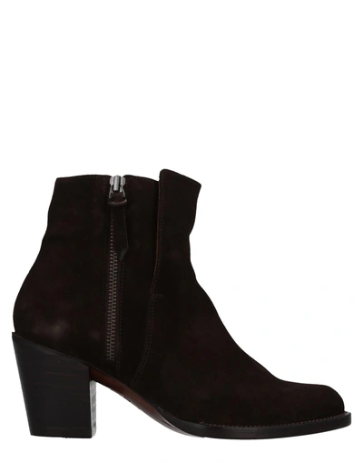 Shop Ndc Ankle Boot In Dark Brown