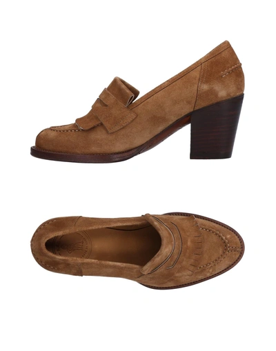 Shop Ndc Loafers In Camel