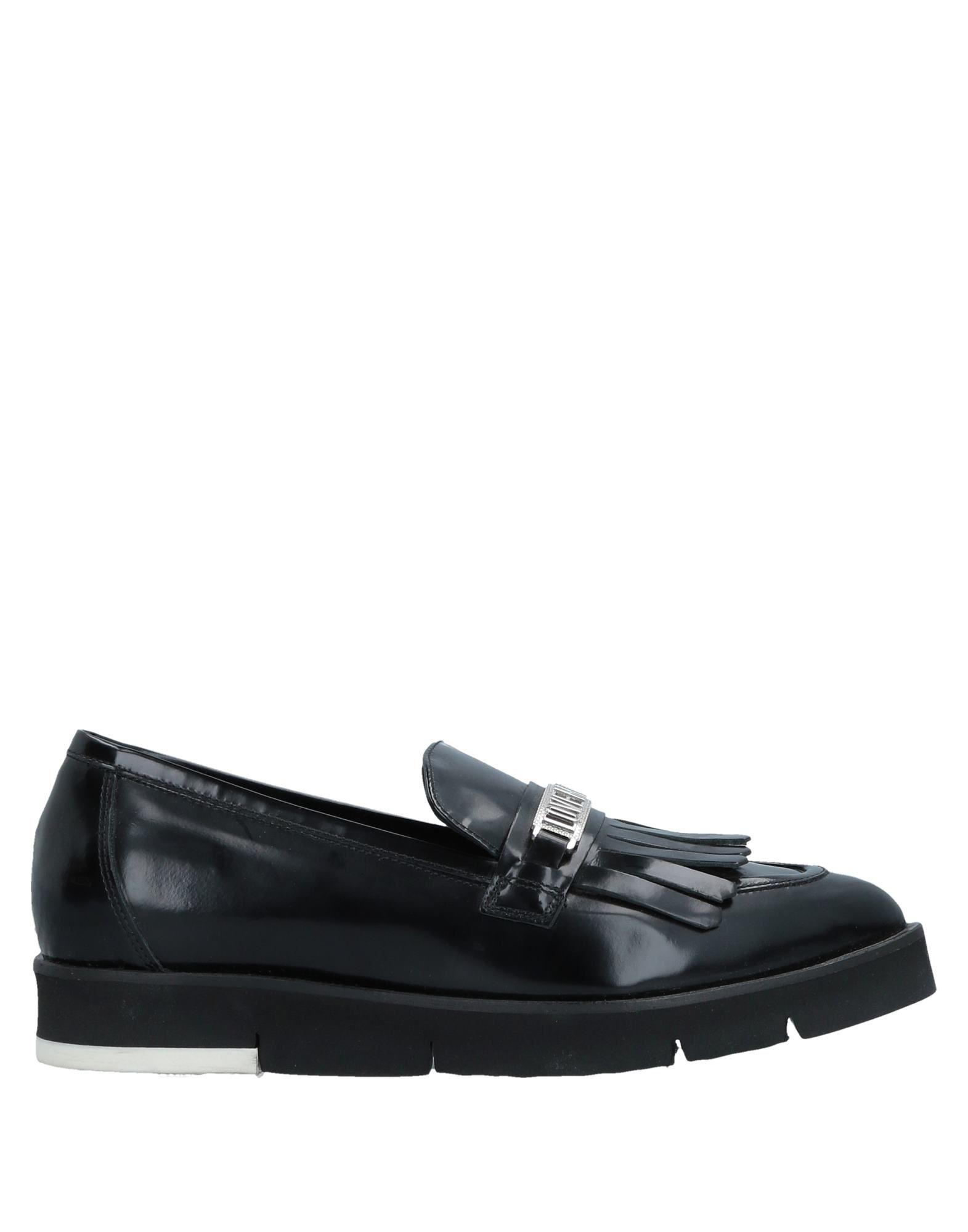 Love Moschino Loafers In Black | ModeSens