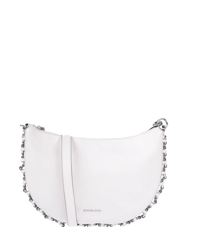 Shop Michael Michael Kors Cross-body Bags In White