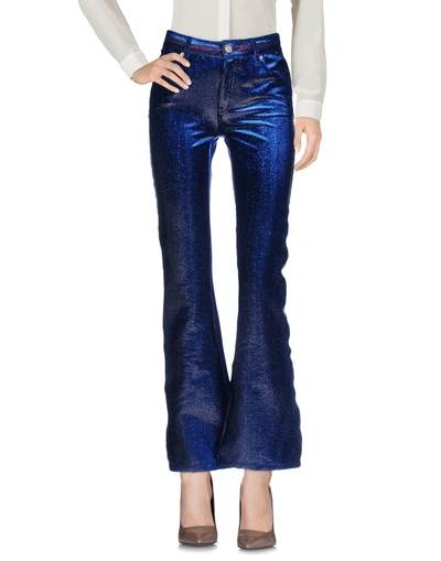 Shop Tommy Hilfiger Casual Pants In Bright Blue