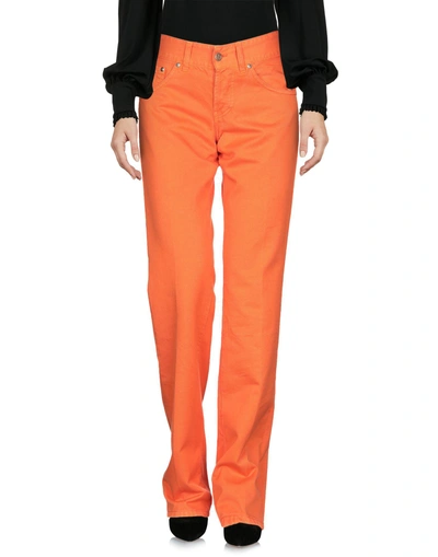 Shop Roberta Di Camerino Casual Pants In Orange