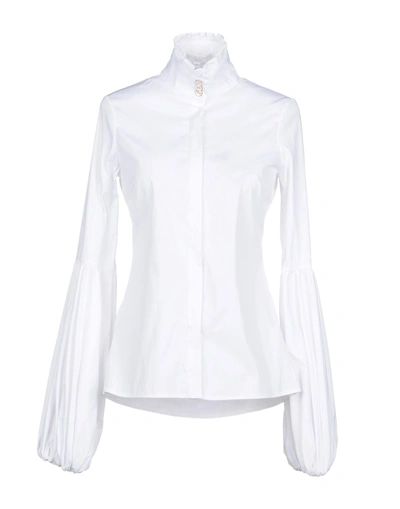 Shop Caroline Constas Shirts In White