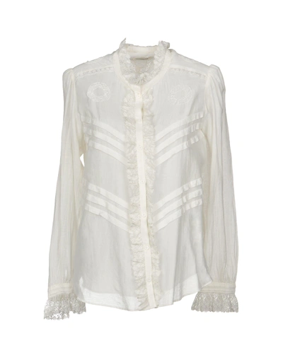 Shop Zadig & Voltaire Lace Shirts & Blouses In White