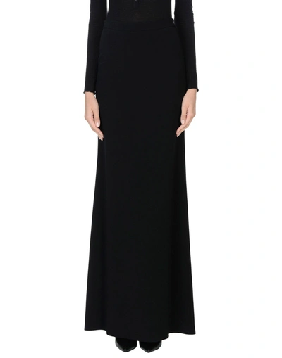 Shop Emilio Pucci Long Skirts In Black