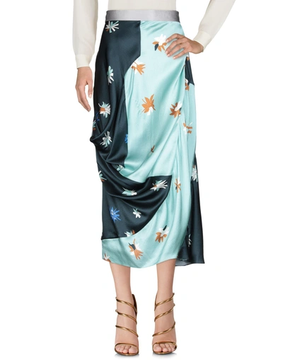 Shop Roksanda Long Skirts In Dark Blue