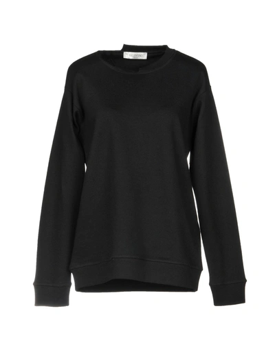Shop Valentino Sweatshirts In Black