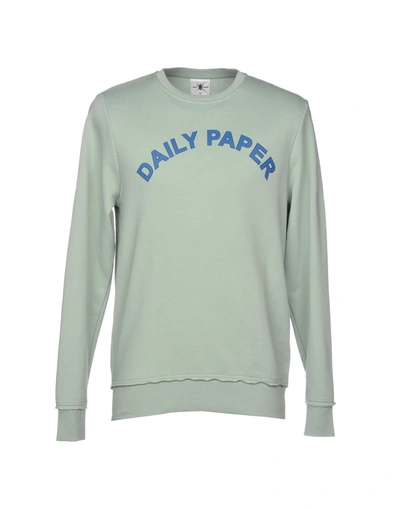 Shop Daily Paper Sweatshirts In Light Green