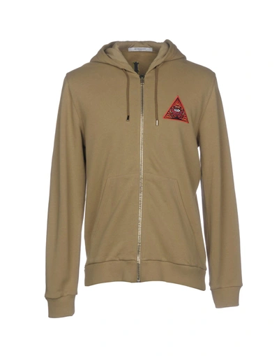 Shop Givenchy Hooded Sweatshirt In Sand