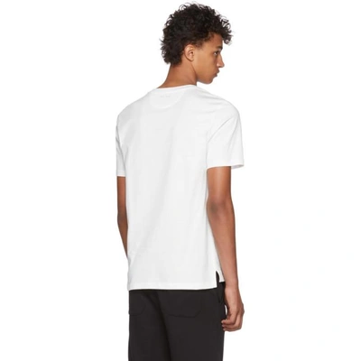 Shop Paul Smith White Rose Applique T-shirt In 01.white
