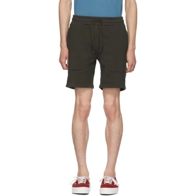Shop Dickies Construct Black Panelled Sweat Shorts