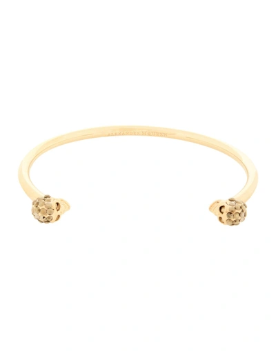 Shop Alexander Mcqueen Bracelet In Gold