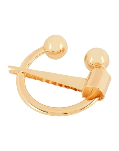 Shop Maison Margiela Brooch In Gold