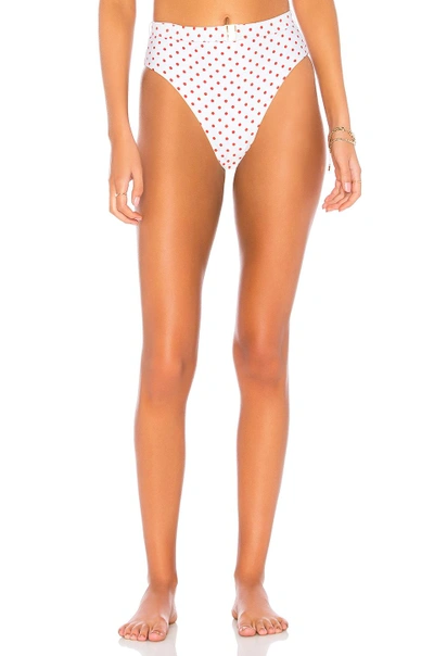 Shop Onia X Weworewhat Emily High Waisted Bikini Bottom In White
