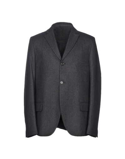 Shop Acne Studios Blazers In Steel Grey