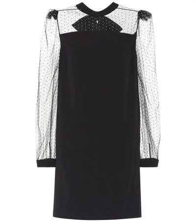 Shop Givenchy Embellished Minidress In Black