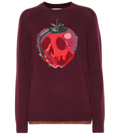 Shop Coach X Disney&reg; Wool-blend Sweater In Red