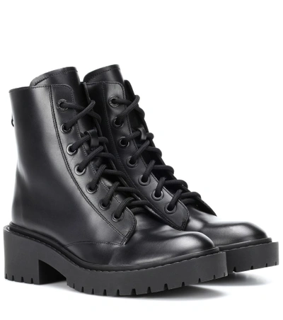 Kenzo Black Pike Lace-up Boots | ModeSens