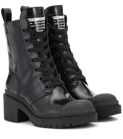 Shop Marc Jacobs Bristol Leather Ankle Boots In Black