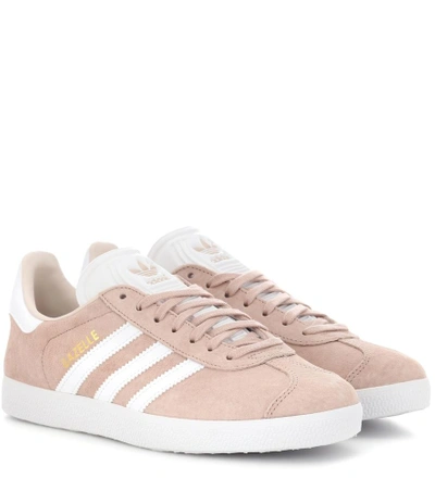 Shop Adidas Originals Gazelle Suede Sneakers In Pink