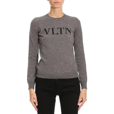 Shop Valentino Sweater Sweater Women  In Grey