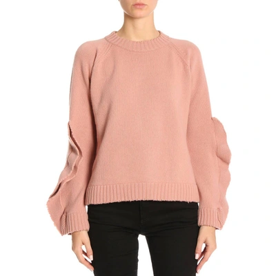 Shop Red Valentino Sweater Sweater Women  In Pink