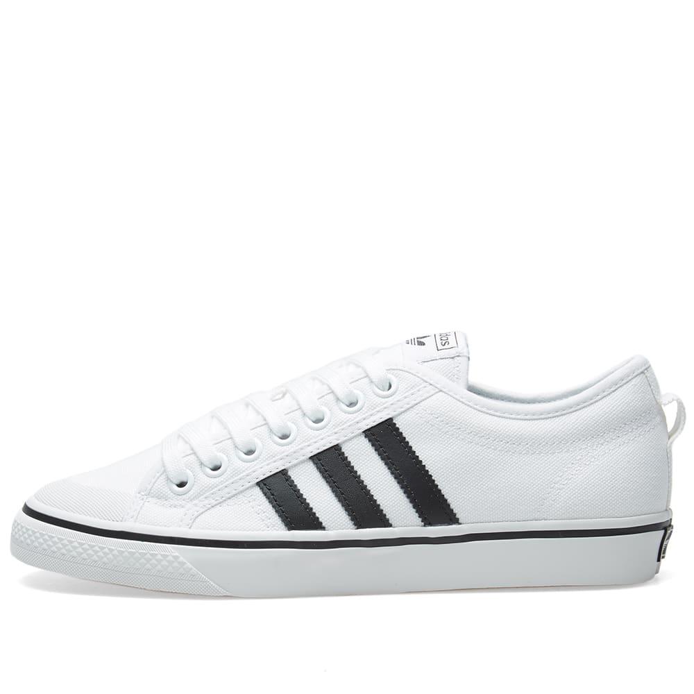 adidas nizza canvas trainers