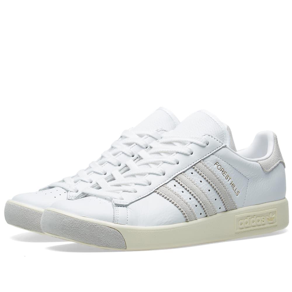 white adidas forest hills