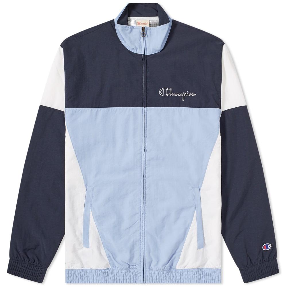 champion reverse weave colour block track top