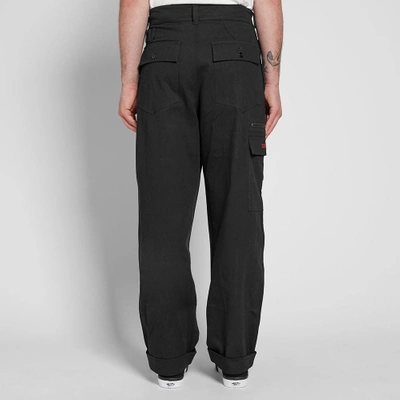 Shop 032c X Chevignon Cargo Pant In Black