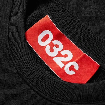 Shop 032c Small Logo Crew Sweat In Black