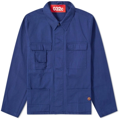 Shop 032c Workers Jacket In Blue