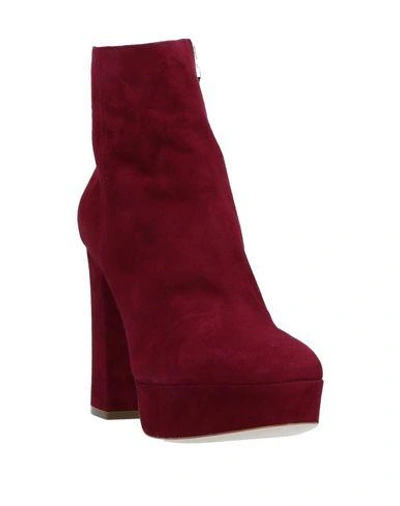 Shop Lerre Ankle Boot In Maroon