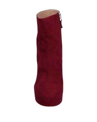 Shop Lerre Ankle Boot In Maroon