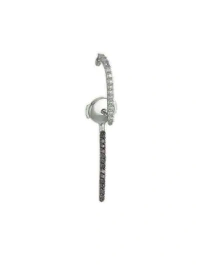 Shop Katkim Petite Black & White Diamond Ear Pin