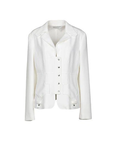 Shop Versace Blazers In White