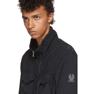 Shop Belstaff Black Pendeen Jacket In 90000 Black