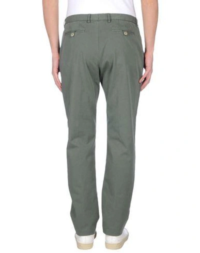 Shop Etro Pants In Military Green