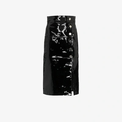 Shop Skiim Side Slit Pencil Skirt In Black