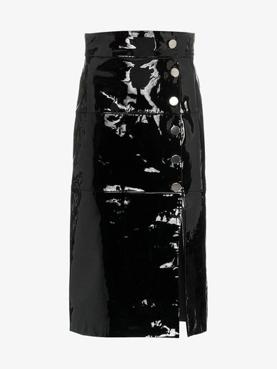 Shop Skiim Side Slit Pencil Skirt In Black