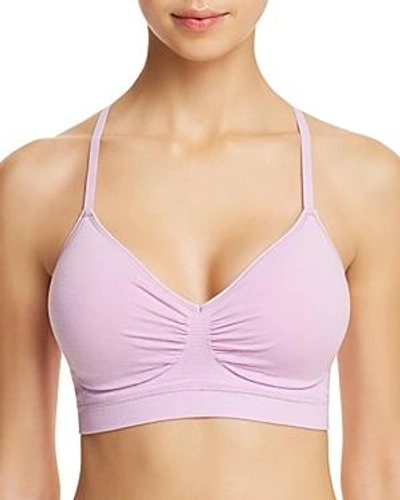 Shop Yummie Emmie T-back Cami Bralette In Orchid Bouquet