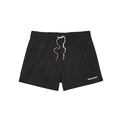 Shop Dsquared2 Icon Black Swim Shorts
