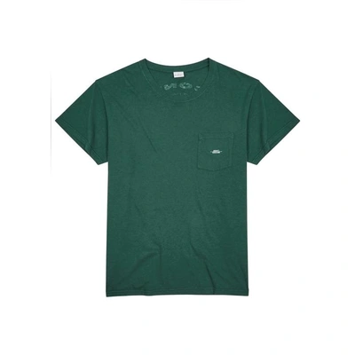 Shop Second / Layer Spiral Green Logo-print T-shirt