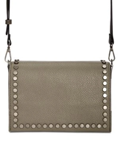 Shop Steve Madden Posh Crossbody In Grey/silver