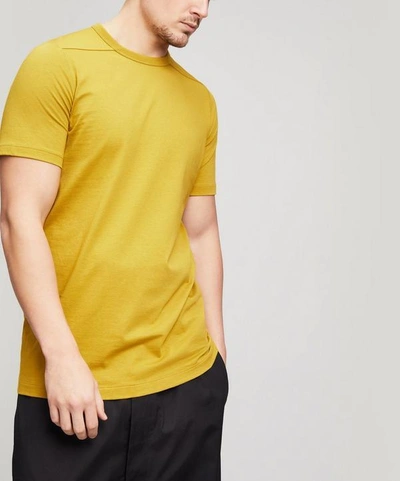 Shop Rick Owens Dirt Level T-shirt In Yellow, Green