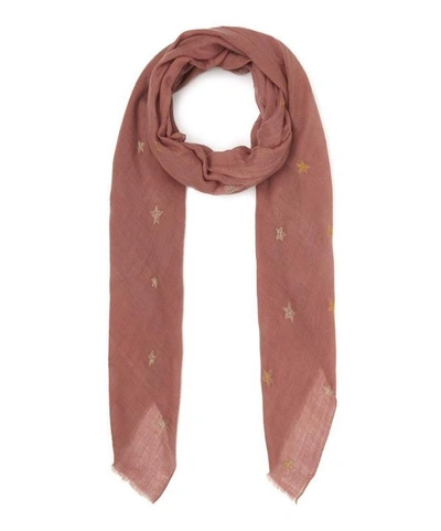 Shop Lily And Lionel The Brightest Star Cashmere Scarf In Pink