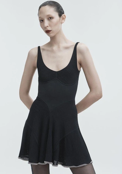 Shop Alexander Wang Ballchain Cami Dress In Black