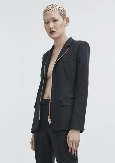 Shop Alexander Wang Fitted Blazer In Black