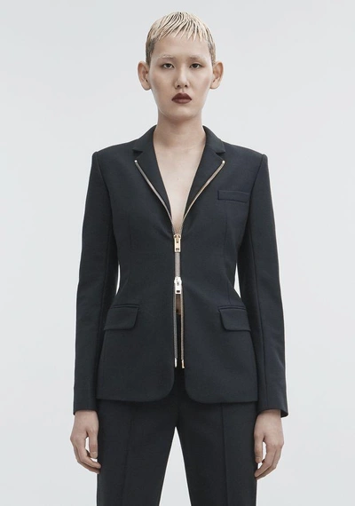 Shop Alexander Wang Fitted Blazer In Black